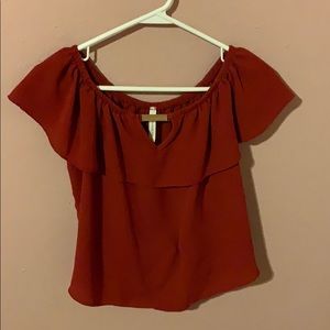 Off the shoulder shirt